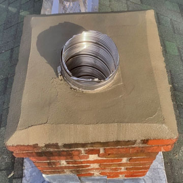 Chimney Liners allow for better air flow and more efficient heat.