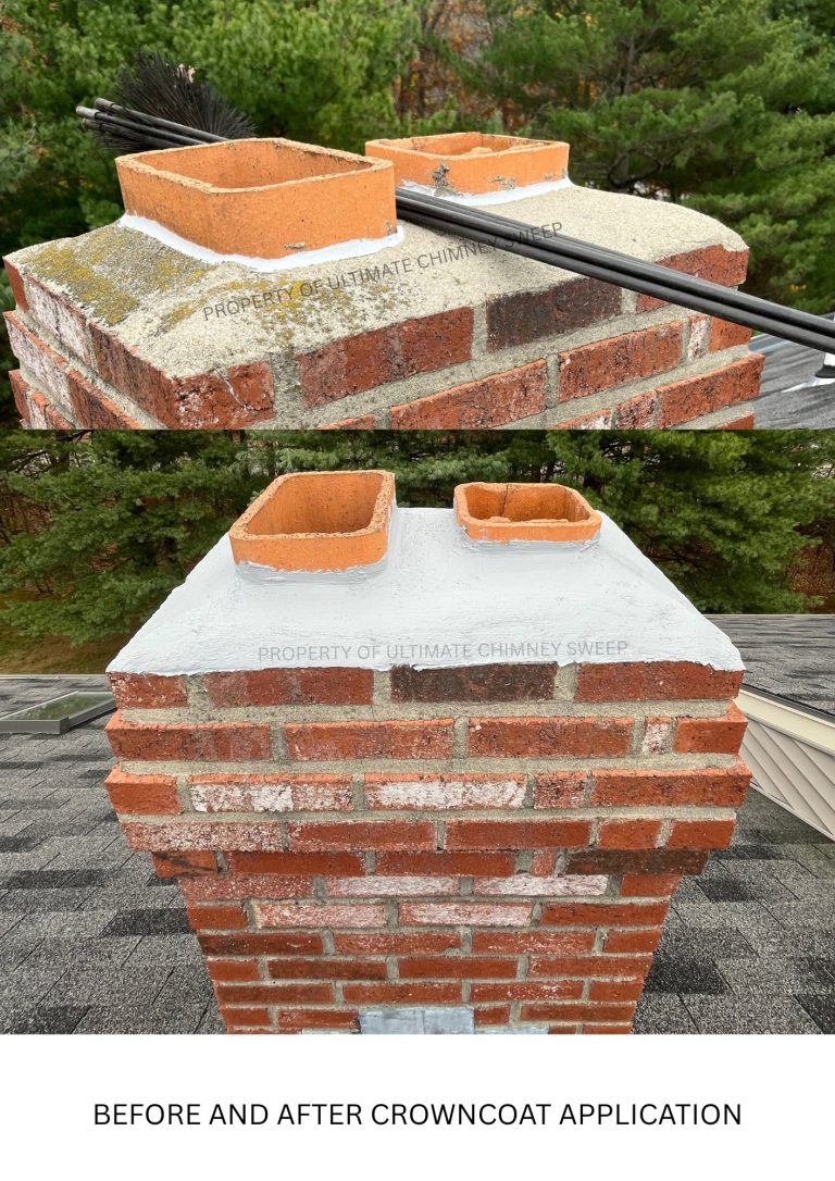 Before and after CrownCoat application