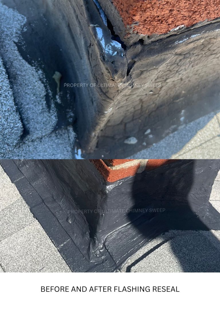 Before and after flashing reseal