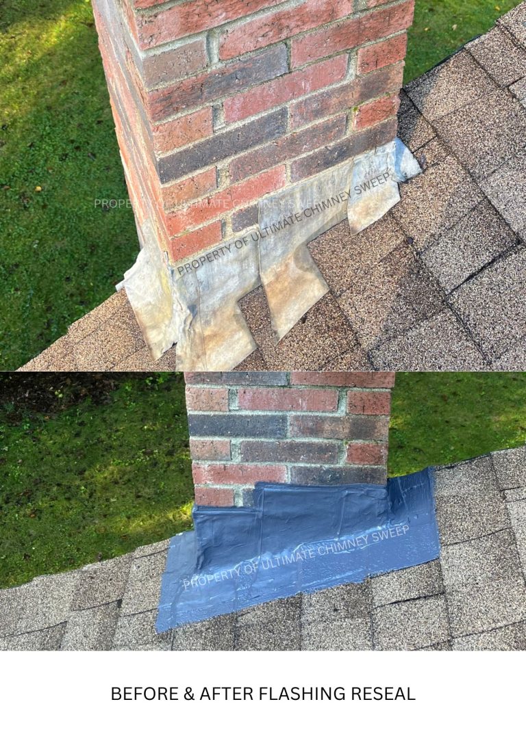 Before and after flashing reseal